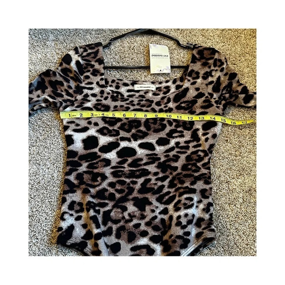 Women's Leopard Small Long-sleeve bodysuit - Picture 6 of 6
